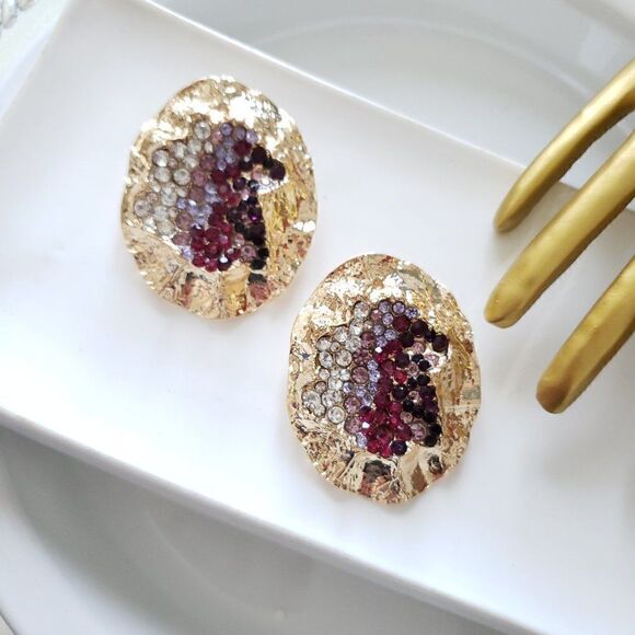 New! Zara Sparkles Post Earrings - Picture 7 of 11